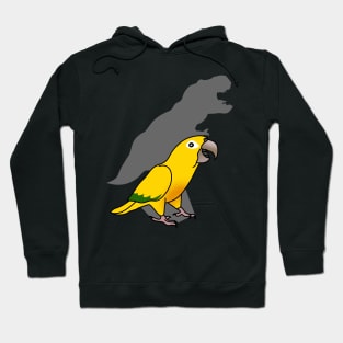 T-rex Golden Conure Dinosaur Queen of Bavaria Birb memes Hoodie